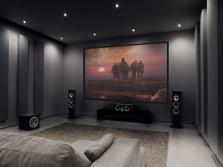 703 S2 Black Gloss Cinema with DB4S Grilles Off Hikers Screen