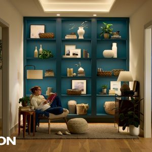 Lumaris Bookshelves White 600x600