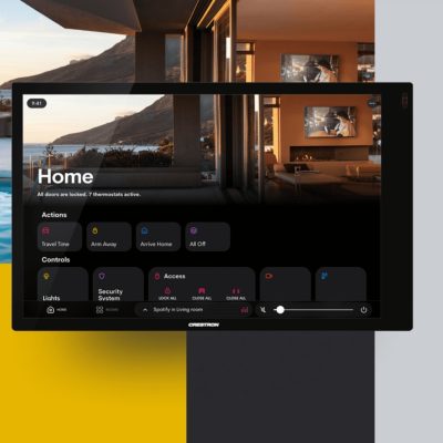 Crestron home pantalla Crestron home pantalla