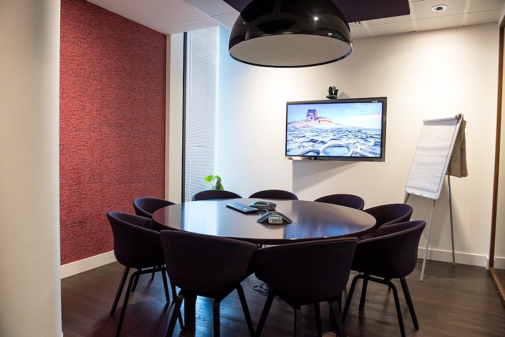 Sistemas de videoconferencia: espacios como este serán comunes en nuestras oficinas. 